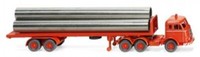 1/87 Wiking Henschel Flachpritschen-Sz Leuchtrot 0554 04