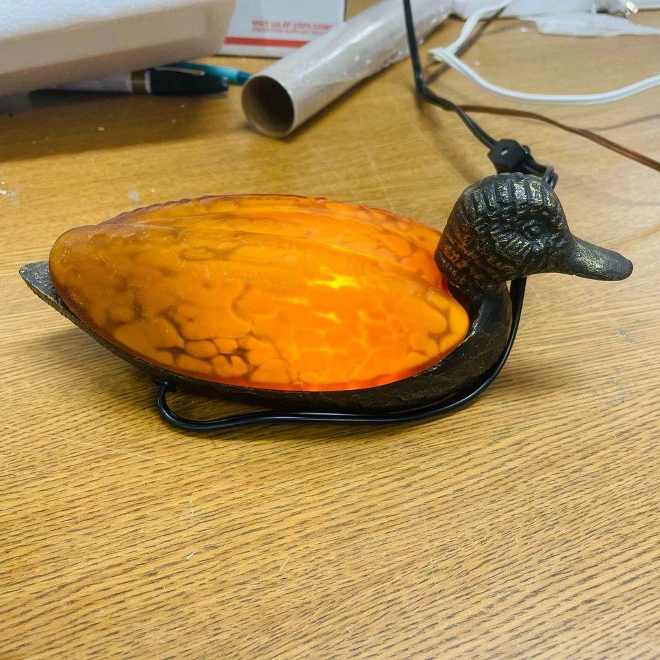 Antique on sale duck lamp