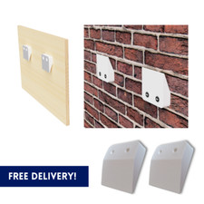 French Cleat Hanging Bracket Wall Fastener Hook Split Bracket Head Board Mirror