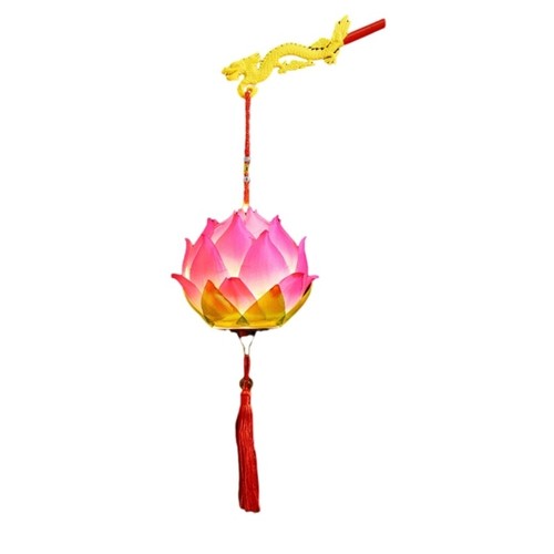 DIY Handmade Lanterns Portable Blossom Flower Lanterns with LED Lights New Year - Picture 14 of 15