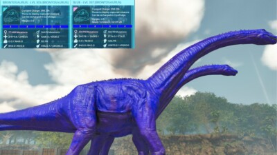 Arche Survival Ascended pve 1 High Stat Solid Blue Bronto Egg PC/XBOX/PS5