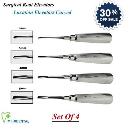 Oral Luxating Root Elevators Set Dental Instrumente Implantat Neu