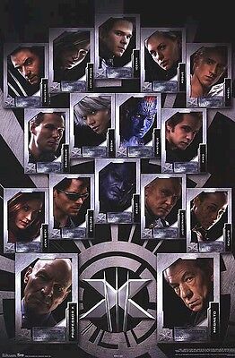 Movie Poster X Men 3 Last Stand Cast Bios X3 Xmen Ebay