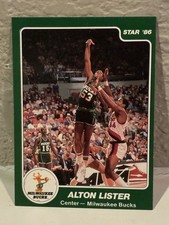1985-86 Star Alton Lister #126 Milwaukee Bucks NRMT C