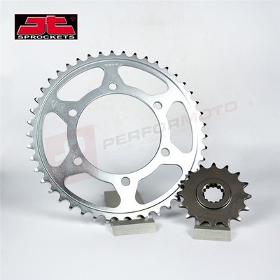 JT Stahl Kettenradsatz vorne & hinten passend für Honda CBR600F M-T 91-96