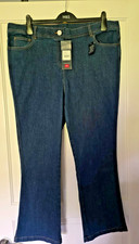 Cotton Traders-bootcut pull on stonewash jeggings-size 20/27"length-BNWT RRP£29
