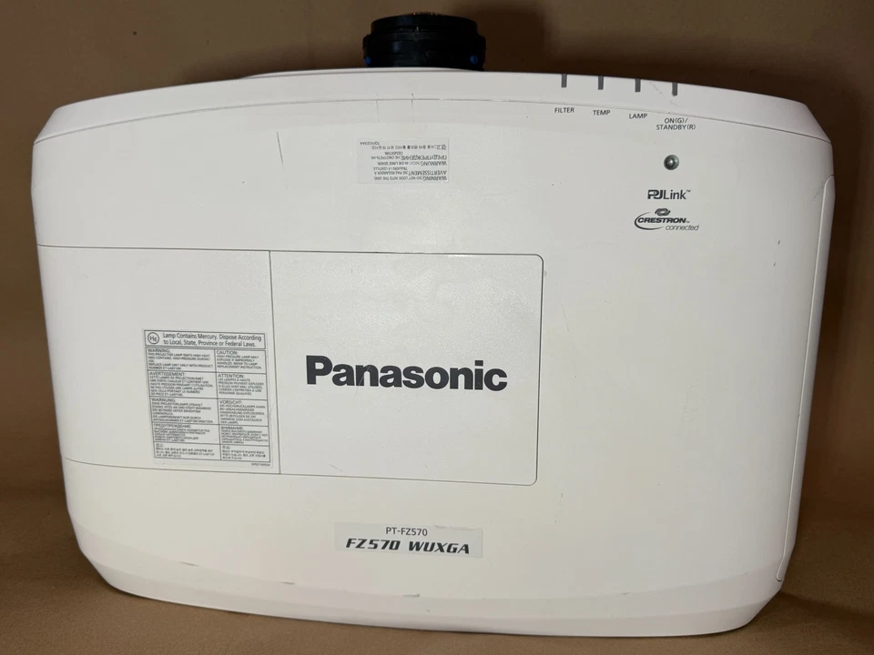Panasonic PT-FZ570 Laser LCD Projector Bright 4500 Lumens 1920x1200 10W Speaker - Image 3 of 4