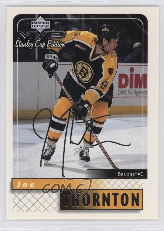 1999 Upper Deck MVP Stanley Cup Edition Silver Script Joe Thornton #16 HOF k1k