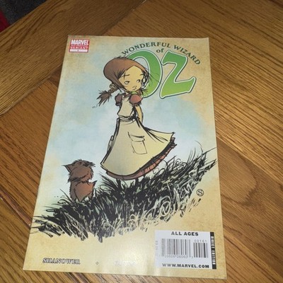 The Wonderful Wizard of Oz 1 Marvel 2009 2nd Print Dinged Scottie Young Variant