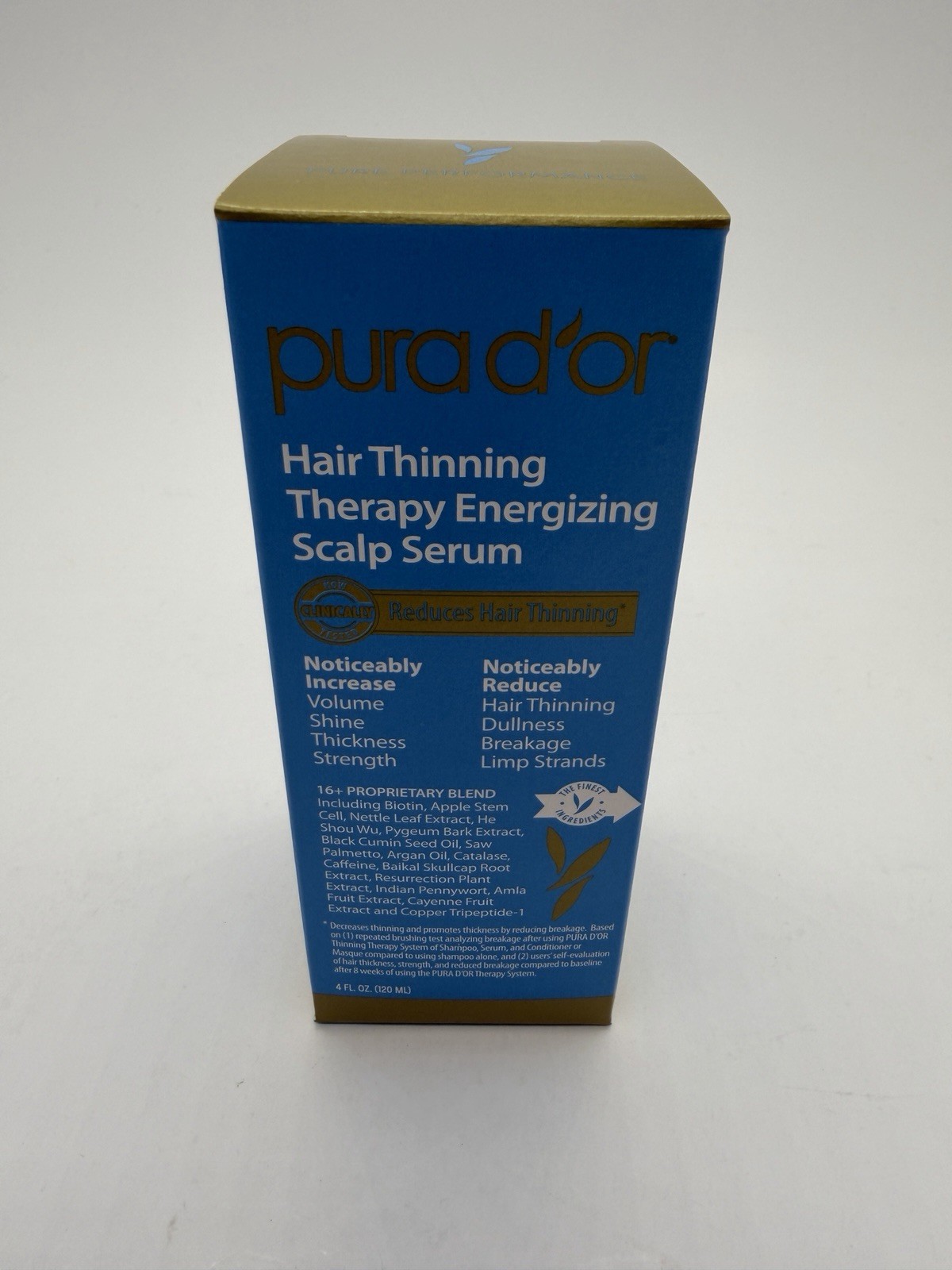 PURA D'OR Dor Hair Thinning Therapy Scalp Serum Energizing Revitalizer Treatment