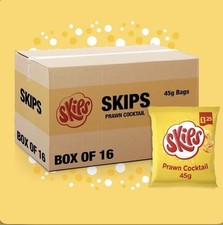Skips crisps Prawn Cocktail 45g X 16