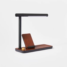 Wireless Charging Stand Lamp Includes Led Light Bulb - Threshold Wireless Charging Stand Lamp Includes Led Light Bulb - Threshold