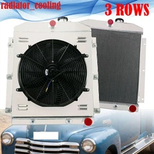 FOR 1947-1954 CHEVY TRUCK 3100 3600 3700 3800 L6 3-ROW RADIATOR SHROUD FAN RELAY