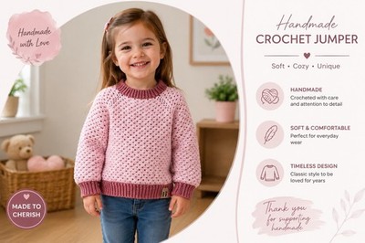 Size 4 Children s Crochet Jumper
