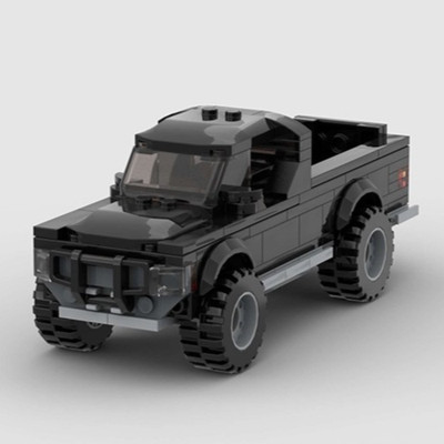 Custom MOC Lego Dodge RAM 1500 2500 Pickup Truck 185 Piece Building Brick Car