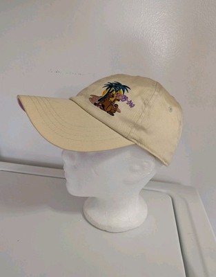 Vtg 2003 Y2k Scooby Doo Baseball Cap Hat Beige Embroidered Cartoon Network 