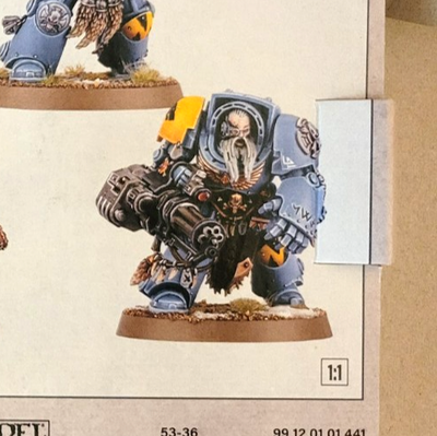 #ad Wolf Guard Terminator Lightning Claws Assault Cannon Power Fist Space Wolves 40K $29.90