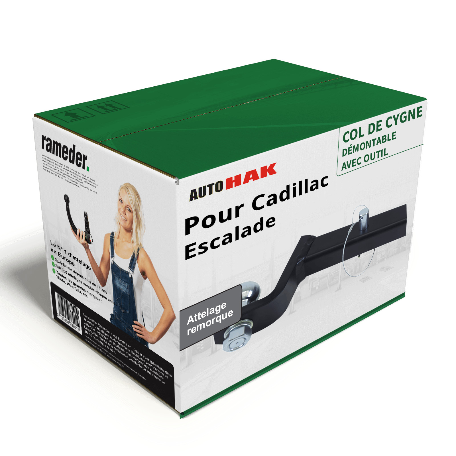 Attelage Cadillac Escalade 2009-2014 démontable Auto Hak v2
