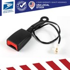 US Driver Passenger Front Seat Belt Buckle Socket Plug Connector w/Warning Cable