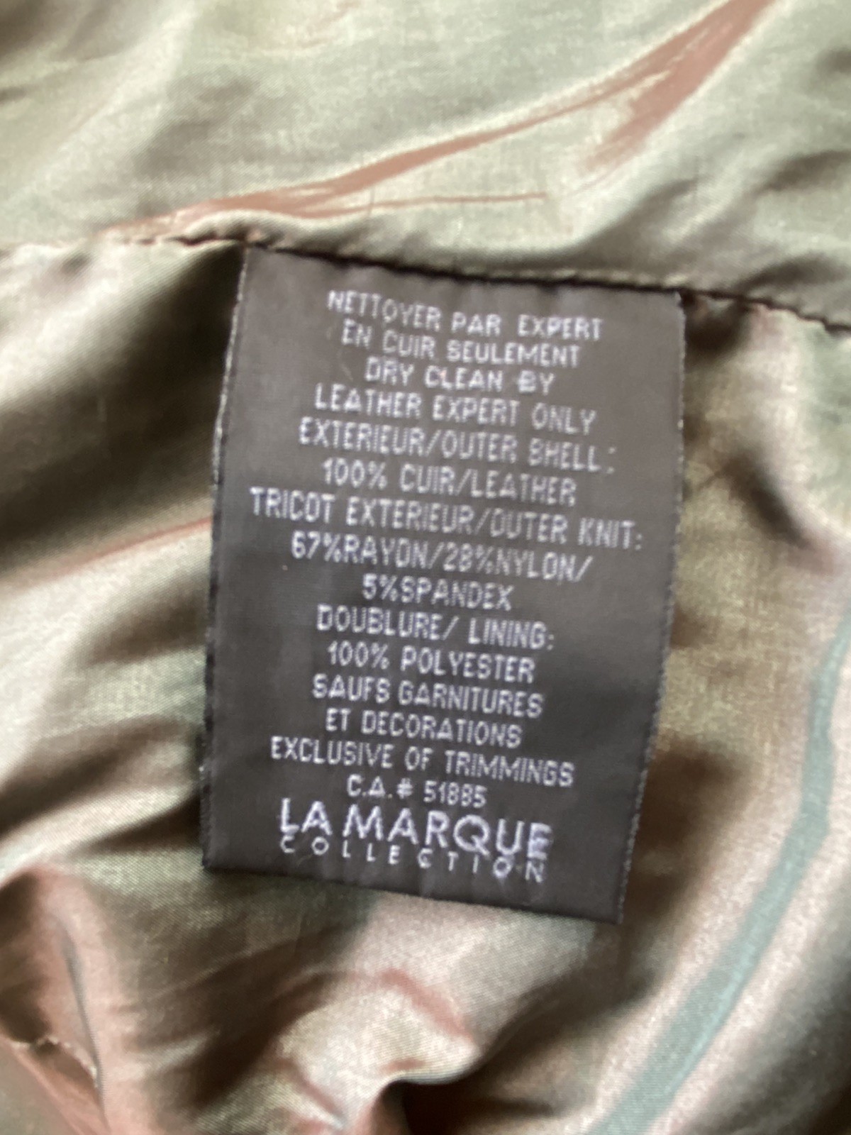 LAMARQUE Collection Collared, Asymmetrical zipper… - image 6