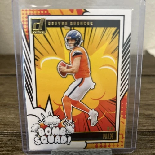 2024 Panini Donruss Bomb Squad Bo Nix #27 (RC)🔥🔥🔥🔥🔥