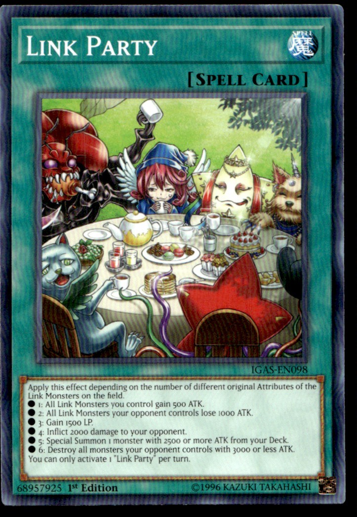 Link Party - IGAS-EN098 - 1st Edition - YuGiOh| Buy 2 Get 1 Free