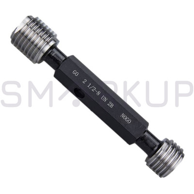 New In Box 2 1/2-8 UN Thread Plug Gage 2B GO NOGO