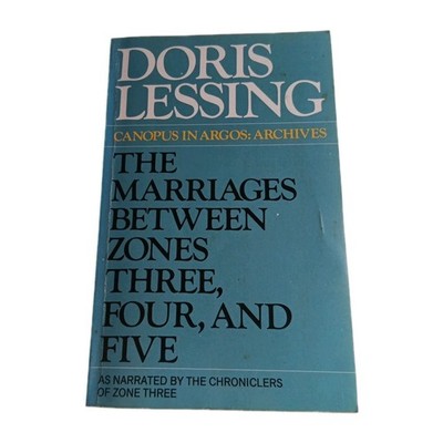 Marriages Between Zones Three Four and Five Doris Lessing 1986 Paperback Book