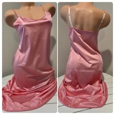 Vintage Vanity Fair Full Slip Dress Style 10-717 Nylon Pink Made In USA 34 32/40