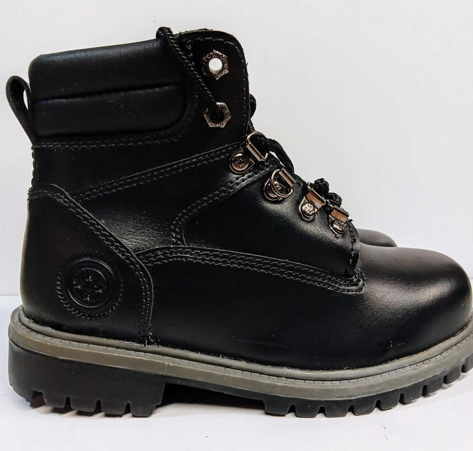 Wrangler Steel Toe Work Boots Mens Size 5 Black Durable Brand New With Tags - Image 4 of 4