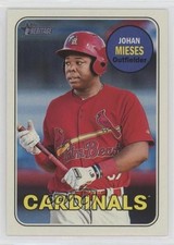 2018 Topps Heritage Minor League Edition Glossy Johan Mieses #129 y8k