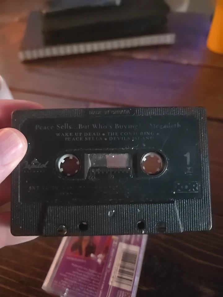 Megadeth Peace Sells...But Who’s Buying Cassette 1986 Import Canadian - Image 4 of 4