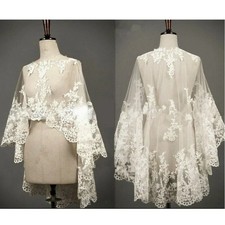 Wedding Cape Lace Bridal Jackets Vintage Lace Jackets Elegant Shawl Bride Wrap
