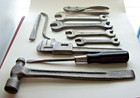 vtg Herbrand aftermarket auto tool kit c-1918 -1920s, Chevy, Ford, Rat rod, — photo 4