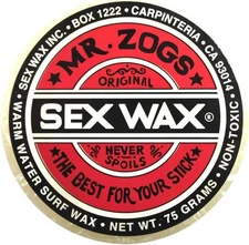 Mr Zogs Original Sexwax - Warm Water Temperature Coconut Scented (White)