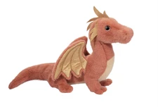 Douglas Cuddle Toys Burnie Dragon Orange Soft Plush Stuffed Animal, 16" long