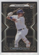 2022 Panini Chronicles Obsidian Electric Etch Orange 12/31 Seiya Suzuki #5 0c3