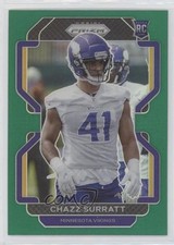 2021 Panini Prizm Rookie Green Prizm Chazz Surratt #419 0y87