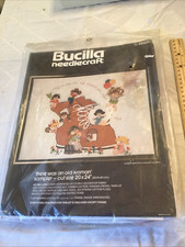 Bucilla needlecraft kit 'there was an old women' lived in a shoe 70's NIP