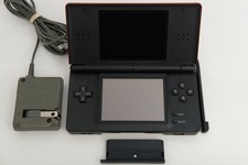 Nintendo DS Lite Crimson stylus, dust cover, charger USG-001 All OEM