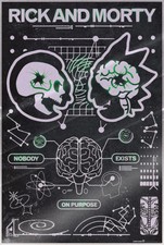 Rick And Morty - Poster Classrickal - Brains  Size: 24" x 36"  LAMINATED 