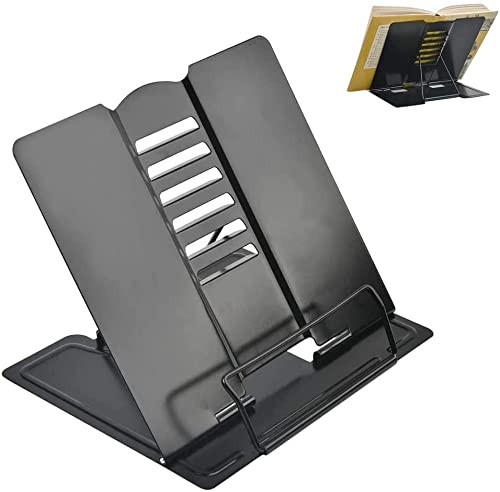 Leggio in Metallo per Libro, Leggio Libri Regolabile, Multifunzione (m2X)