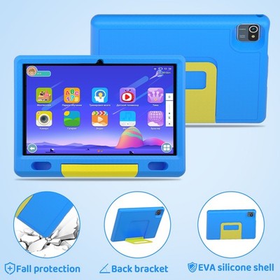 AEEZO Kids Tablet 10 inch Android 13 Tablets 6+64GB with Shockproof WIFI Blue