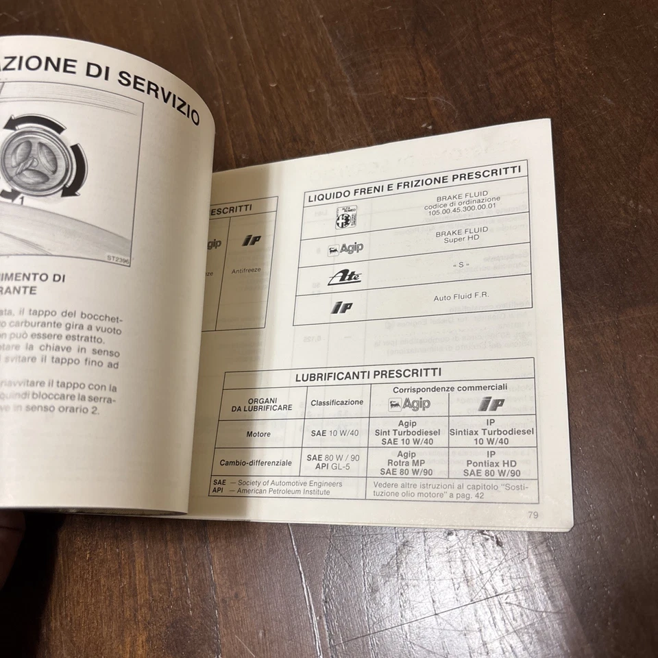 Alfa Romeo 33 Uso E Manutenzione 1987 1.8 TD - Immagine 4 di 4