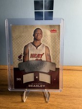 2008-09 Fleer - Throwback Classics Memorabilia Michael Beasley #NBA-MB (MEM, RC)