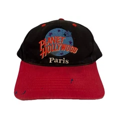 DISTRESSED Vintage 90’s Planet Hollywood Paris SnapBack Hat