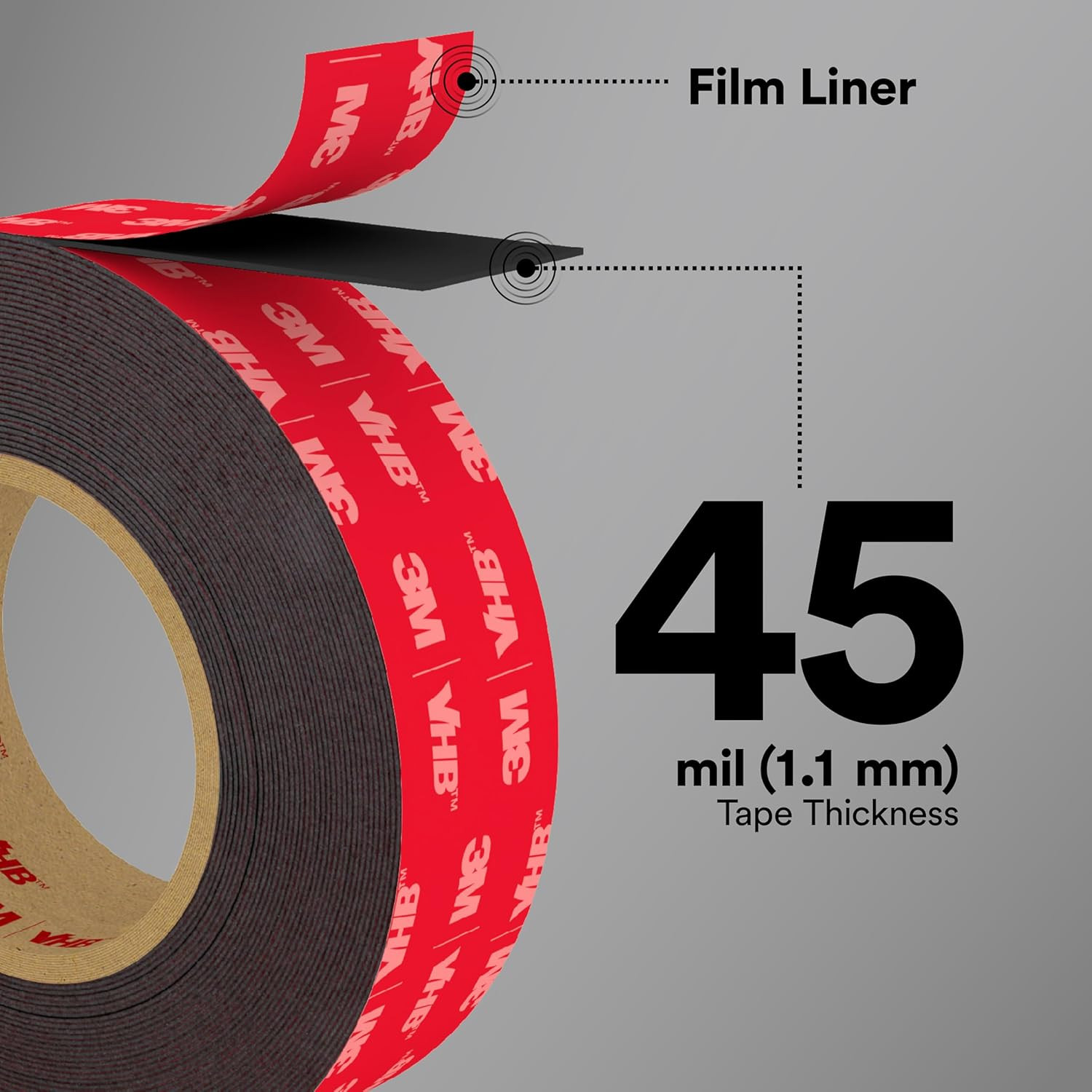 VHB Tape 5952 Double-Sided Acrylic Foam Tape - Heavy Duty, Industrial Mounting T