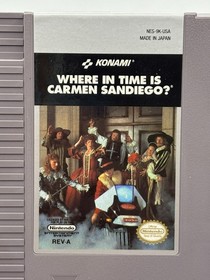 Where in Time is Carmen Sandiego (Nintendo Entertainment System, 1991) NES