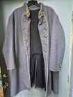 Civil War CS Staff Officers Double Breasted Frock Size; 48 Very Well Made Coat