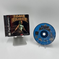 Tomb Raider (Black Label) - Sony Playstation 1 PS1 - Complete In Box CIB